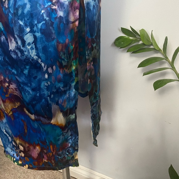 Designer Joeffer Caoc watercolour dress - Picture 3 of 8